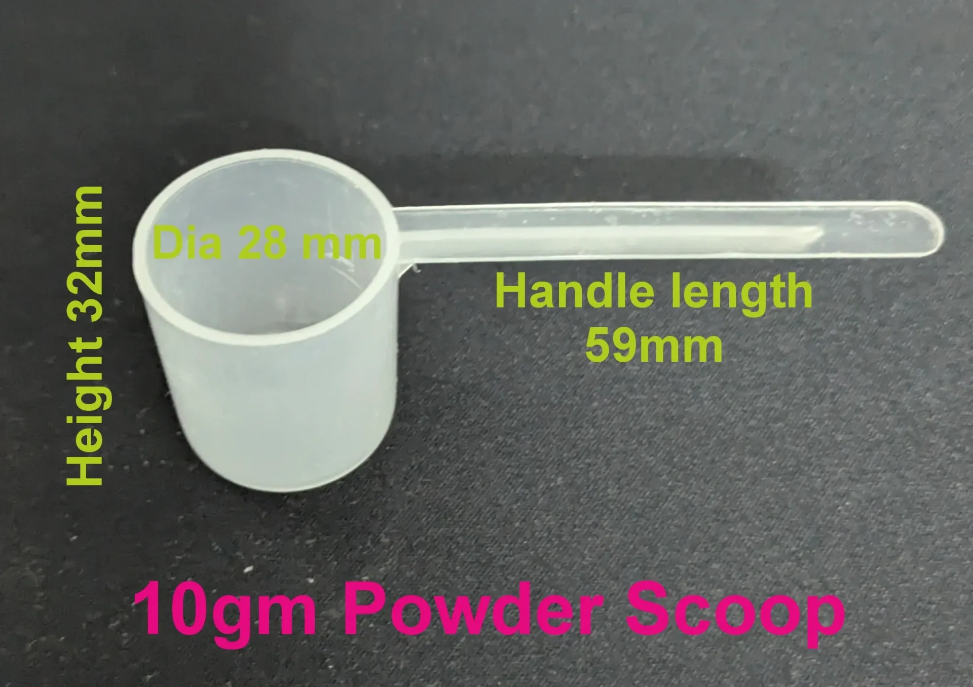 Plastic Scoop 10 Grams