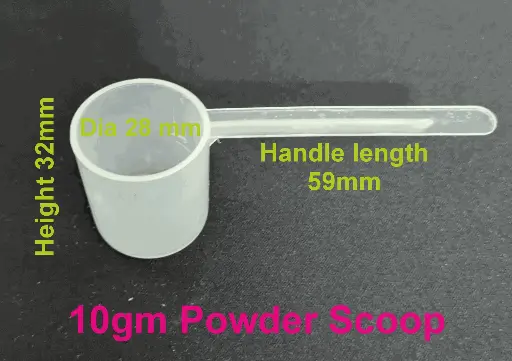 Plastic Scoop 10 Grams